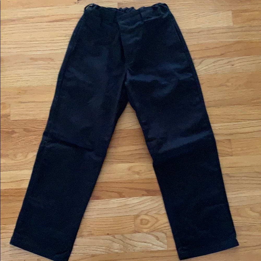 Boys black casual pants size 12H elastic waist